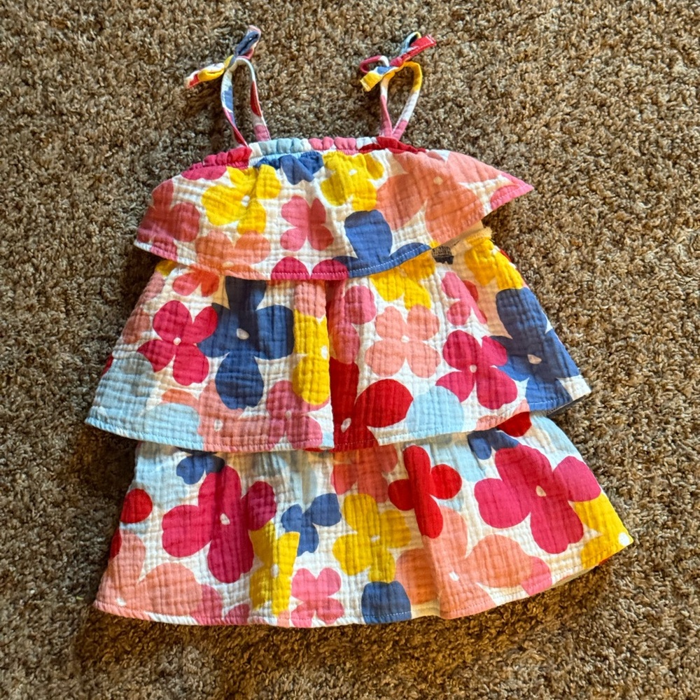 Mud Pie Multicolor Floral Dress